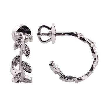 Серьги с бриллиантами 922486Б
